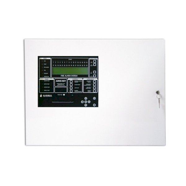 Global J-NET-SC-005 5 Loop Yangın Alarm Kontrol Paneli 625 Adres Büyük Kasa