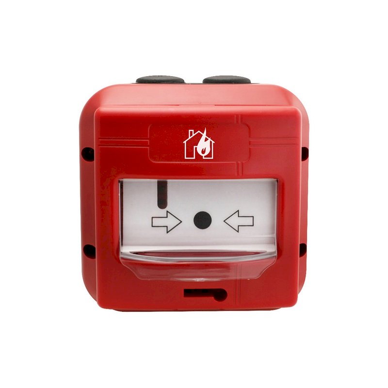 Global Fire Global GFE-MCPE-AI-67 Addressable Fire Alarm Button and Housing – with SD Isolator IP67