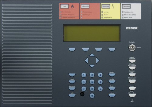 Esser 786004 IQ8Control Portuguese Command Module Front Panel