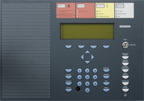 Esser 786012 IQ8Control Danish Command Module Front Panel