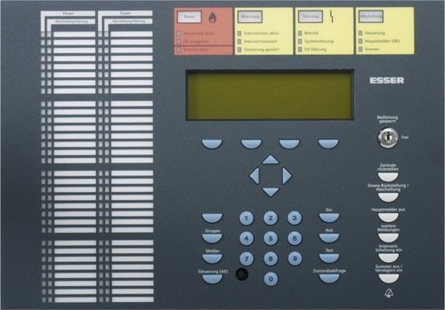 Esser 786107 IQ8Control SZI 64 Indicator Operator Front Panel German (Austria)