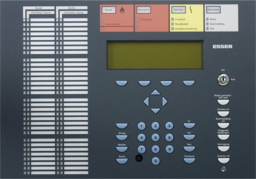 Esser 786108 IQ8Control SZI 64 Display Operator Front Panel Dutch