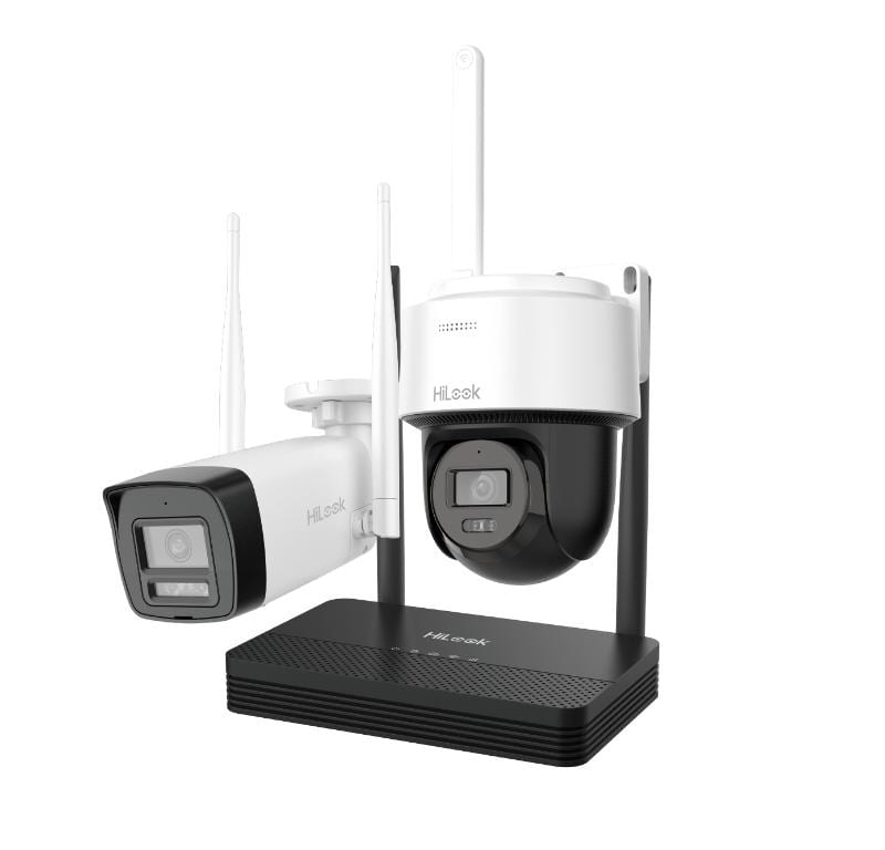 HiLook IKS-2044BPH-PH/W HiLook 4MP H.265 One bullet + One PTDome Wi-Fi NVS Seti