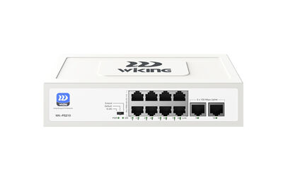 WK-PS210 8 Port Megabit + 2 Port Megabit Uplink POE Switch