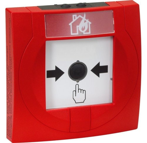 Esser 804920.EX Ex (i) Large Housing Conventional Fire Button, IP 55, with Glass Components