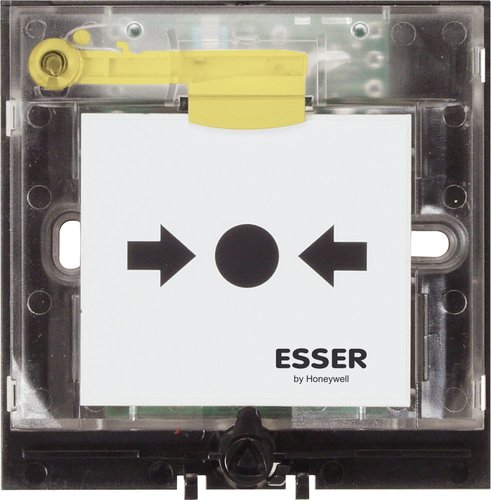 Esser 804950 Conventional Fire Button Electronic Module, Red LED and Yellow Flag Indicator