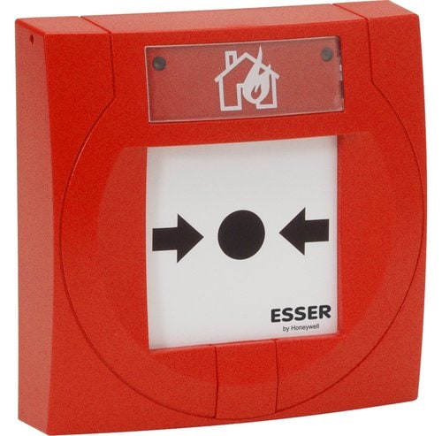 Esser 804973 IQ8MCP Compact Addressed Fire Button, Resettable Plastic Element