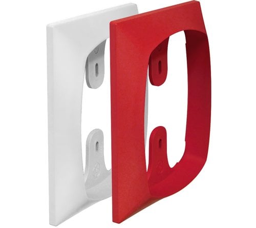Esser 805603 IQ8Alarm Alarm Device Mounting Frame, Red and White
