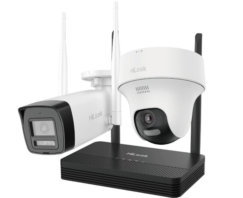 HiLook IKS-2044BTH-PH/W HiLook 4MP H.265 One bullet + One turret Wi-Fi NVS Seti
