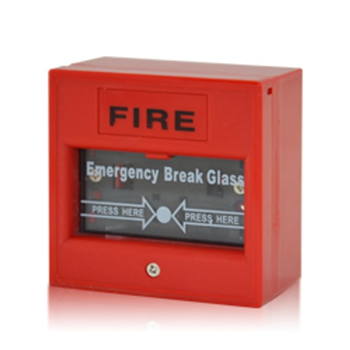 Asenware AW-CMC2166-1 Cam Kırmalı Konvansiyonel Yangın Alarm Butonu