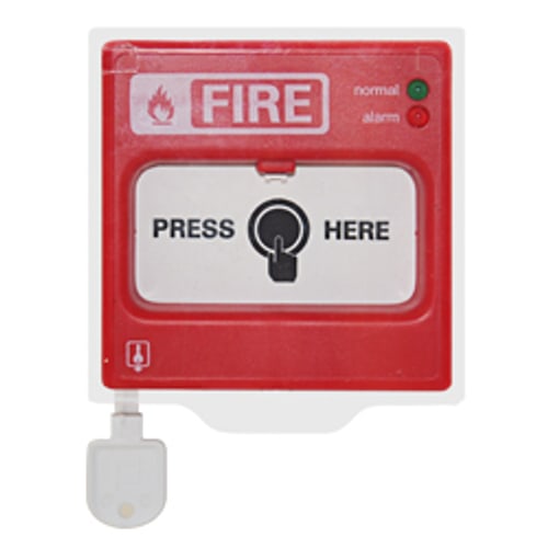 Asenware AW-CMC2166-5 Göstergeli Konvansiyonel Yangın Alarm Butonu