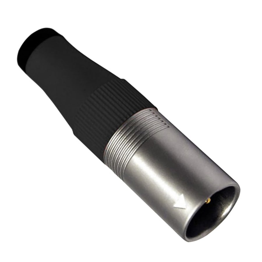 CP-3MD - XLR Erkek Plastik Kap. - Siyah