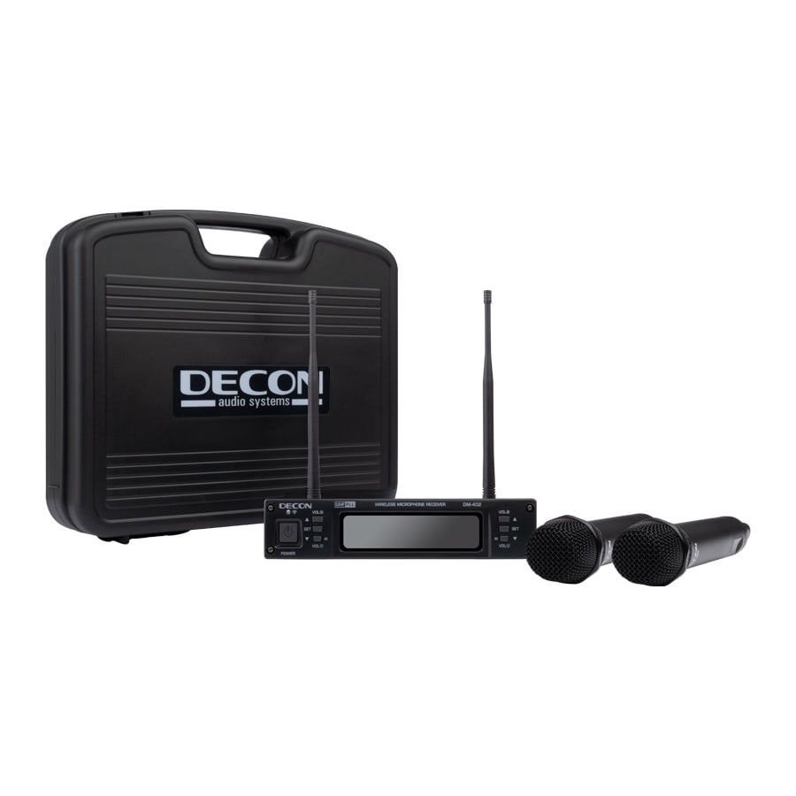 DM-402H 1 Receiver+2 Handheld Mic.