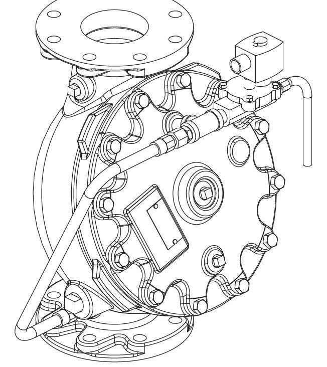 Viking 3" - 8" (DN80 - DN200) Vertical Solenoid Operated Flow Control Valve