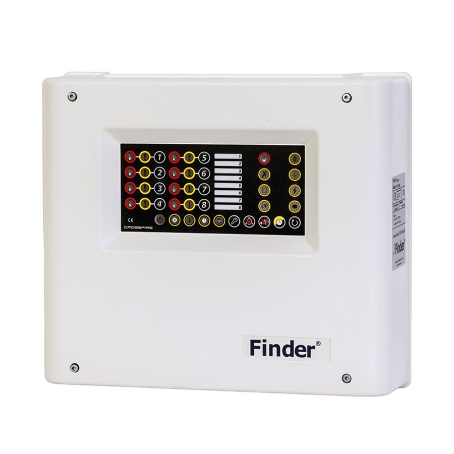 Finder FF CF108 Konvansiyonel Yangın Alarm Paneli