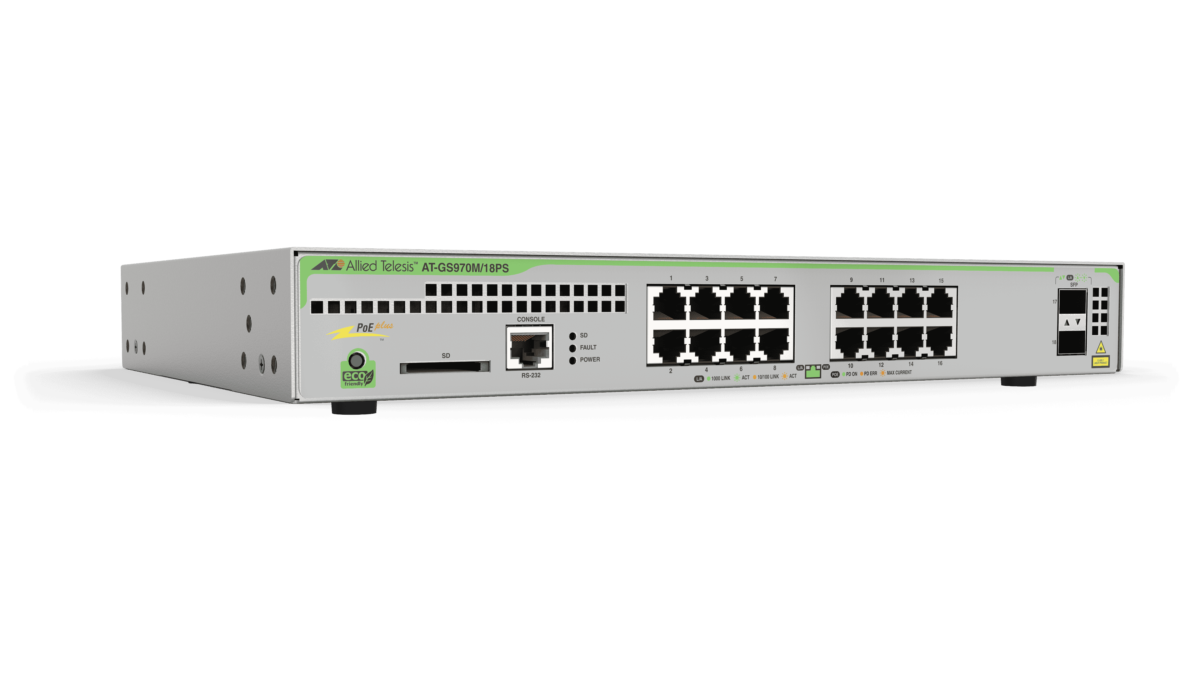 Hanwha 16 x Gigabit Ethernet PoE+ 247W (L)
