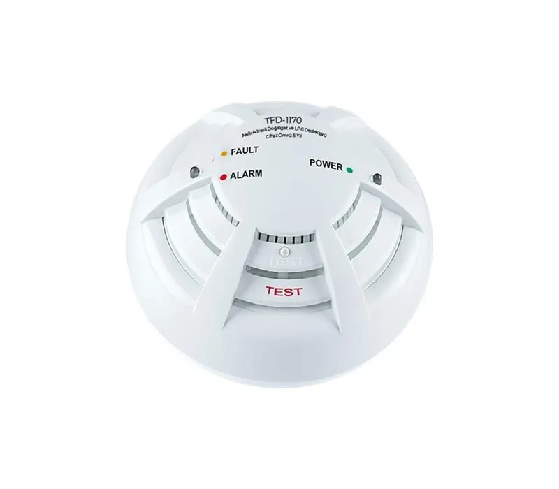 Teknim TFD-1170 Akıllı Adresli Doğal Gaz Dedektörü (Harici Beslemeli)
