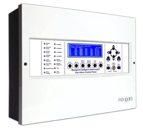 Mavili MG-4236.P Intelligent Addressable Gas Control Panel, 6 Loop, with Printer