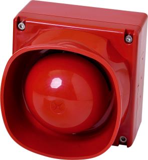 Bosch FNM-420U-B-RD Kesintisiz Analog Adresli Dış Mekan Sireni, Kırmızı