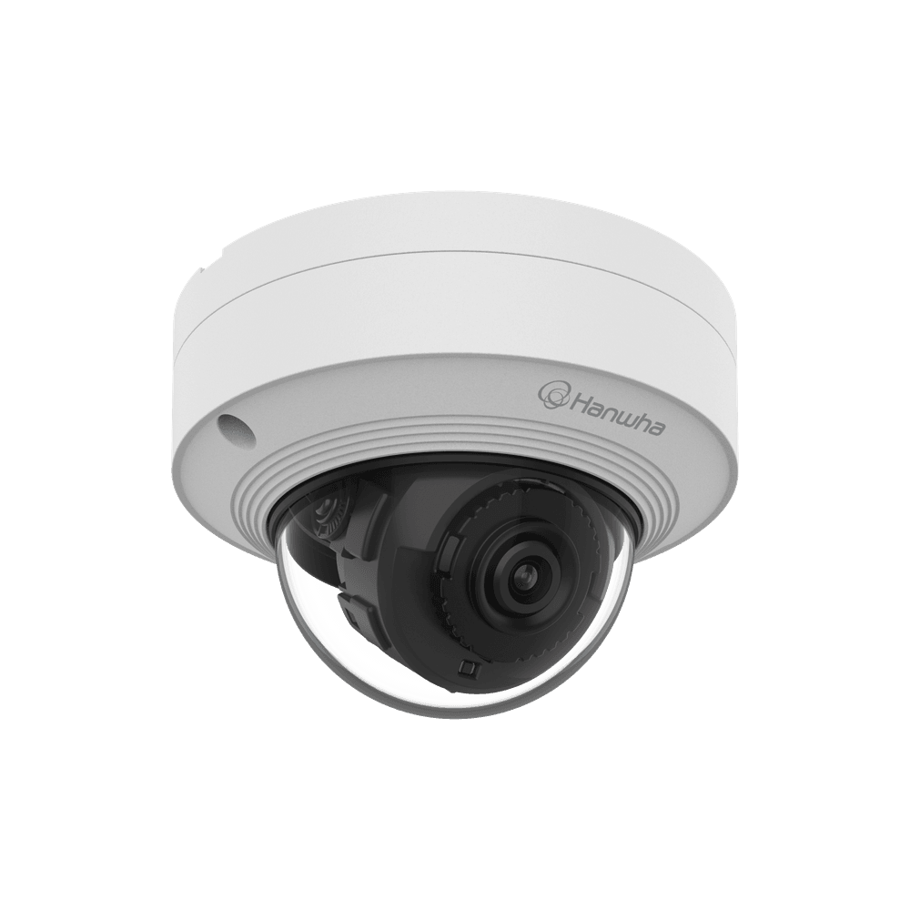Hanwha 5MP AI Mini Vandal Dome Camera with Fixed Lens