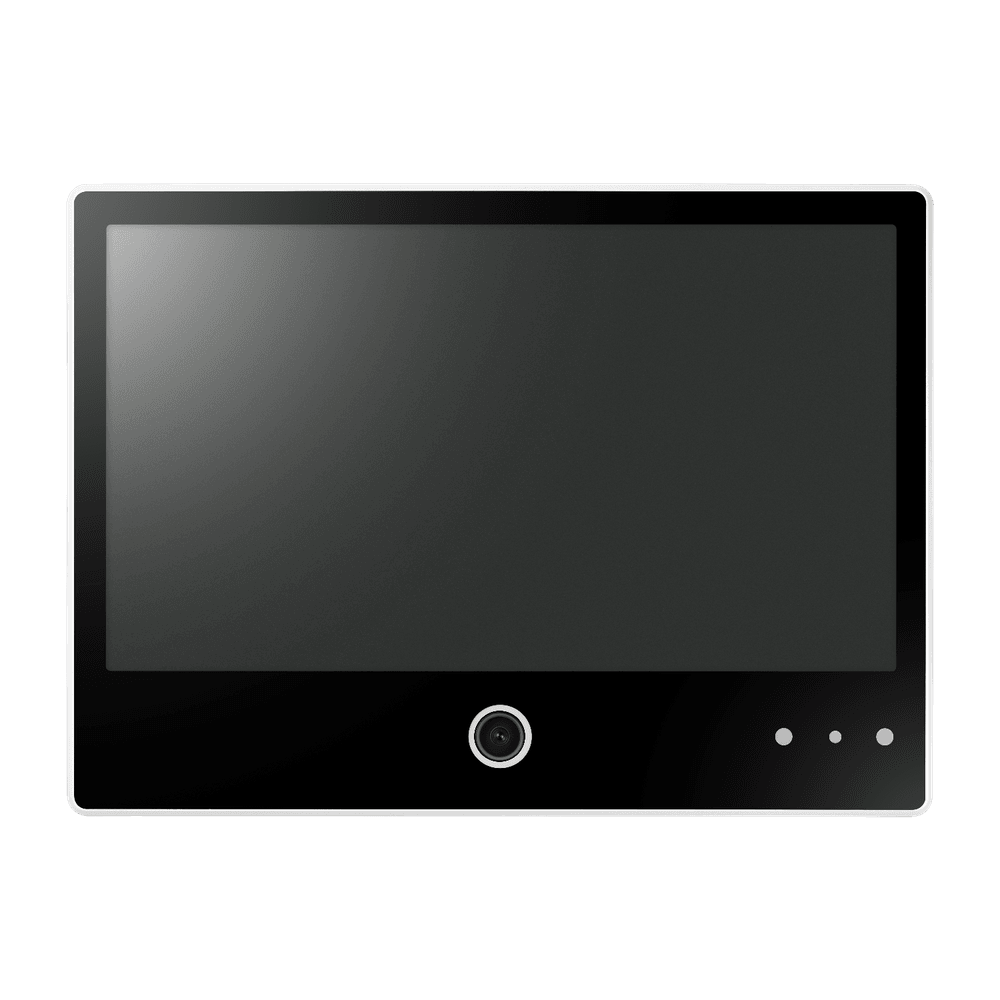 Hanwha 10-inch AI Public View Monitor (White)