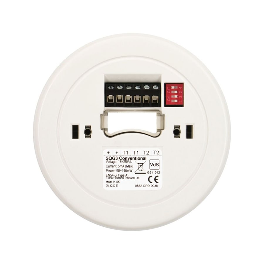 Cooper SQG3/SDR/W E24 Konvansiyonel Buzzerli Dedektör Tabanı - 120 dB