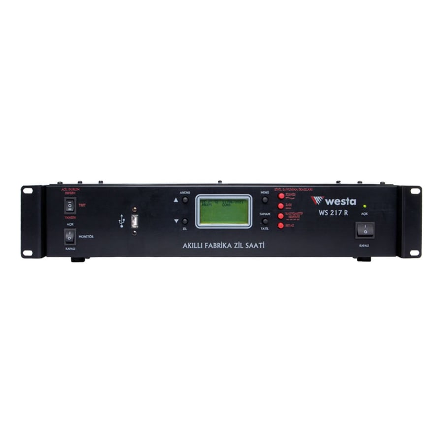 WS-217 R - Akıllı Fabrika Zil Saati - Rack Tipi
