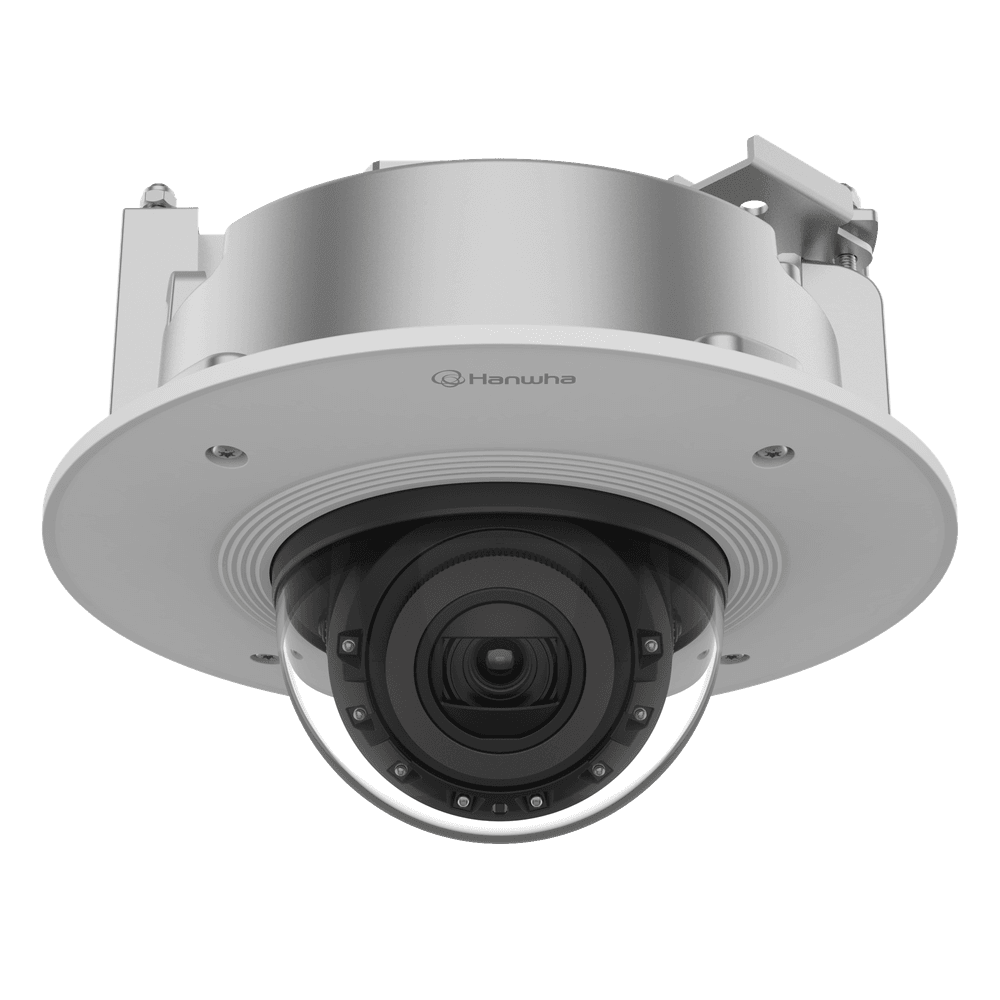 Hanwha 6MP Flush Mount IR Network Dome Camera