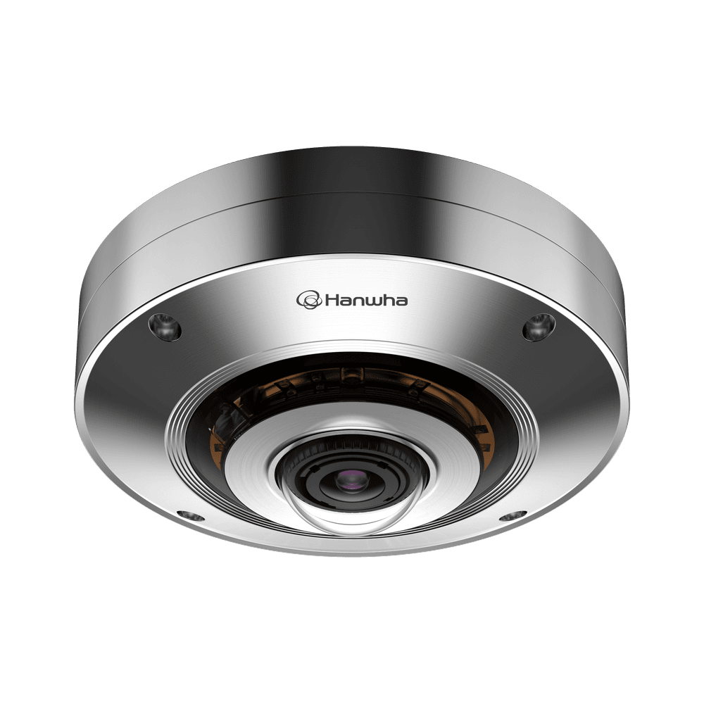 Hanwha 12MP Stainless Steel IR Fisheye Camera