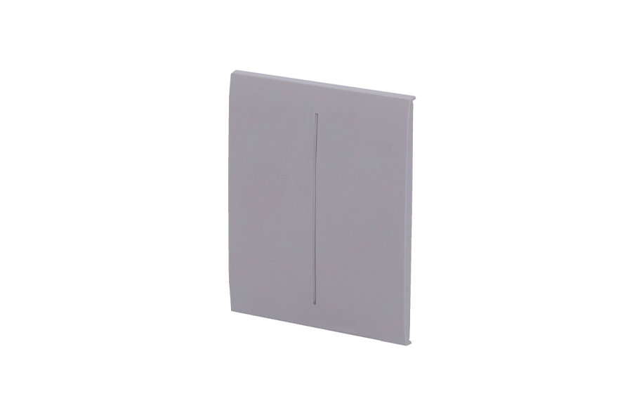 Ajax CenterButton (2-gang) Grey