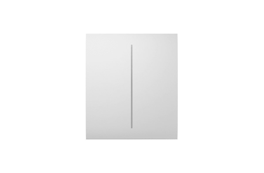 Ajax CenterButton (2-gang) White