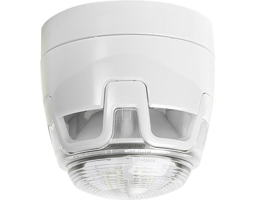 Esser CWSS-WW-S5 White-Housed Audio and Light Alarm Device, White Flash