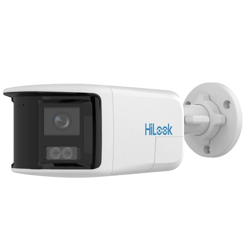 HiLook IPC-B469HAD-LUF/S(L)(RB) 6MP Dual Lens Stitched Wide Angle ColorVu — Smart Hybrid Light Sabit Lensli Bullet IP Kamera