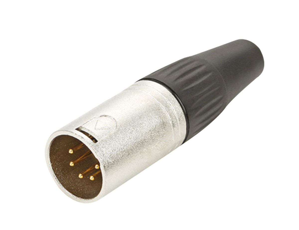 DAN-5M-G - 5 Pin XLR Erkek - Gold