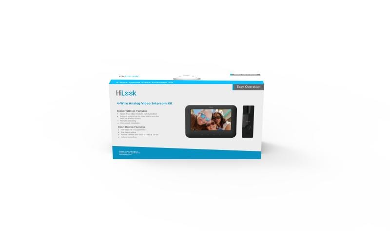 HiLook VI-K12P 4-Wire Analog Görüntülü Diafon Seti
