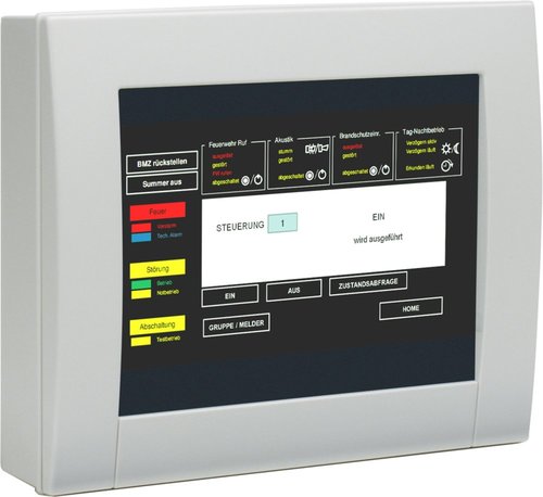 Esser FX808460 7-inch Touch Control Unit - Surface-Mount