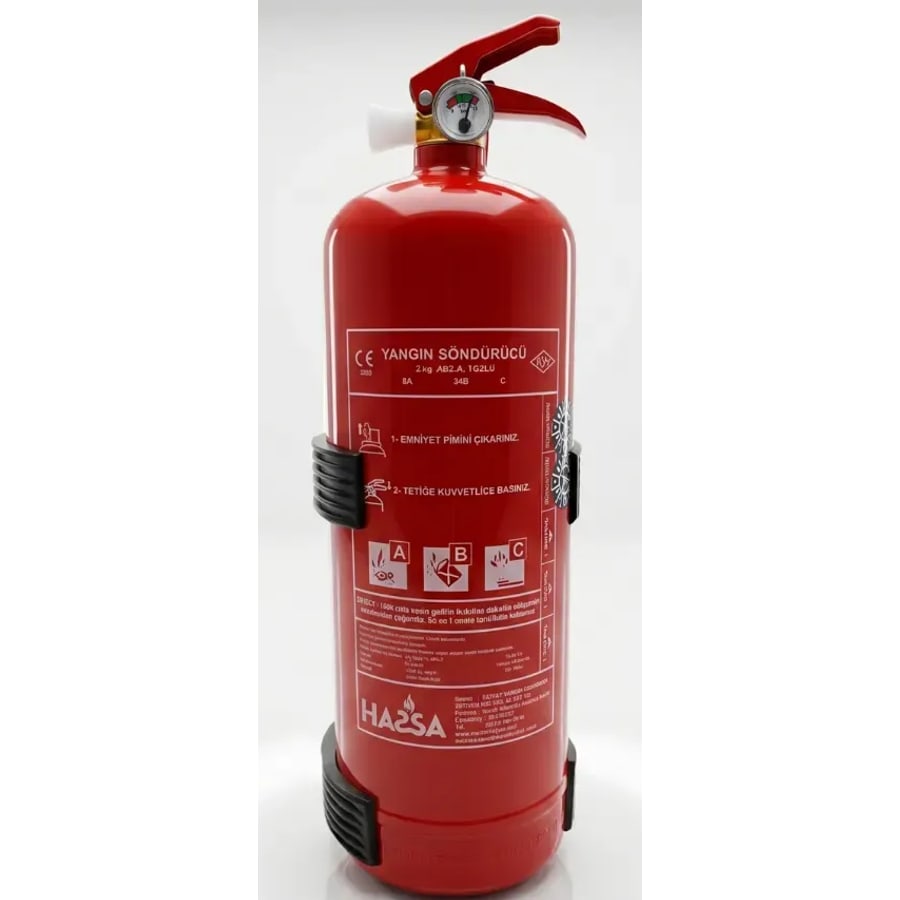 Hassa ABC Kuru Kimyevi Tozlu Söndürücü 2 KG