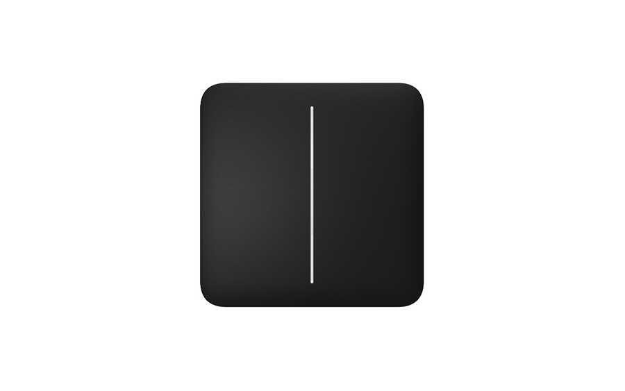 Ajax SoloButton (2-gang) Black