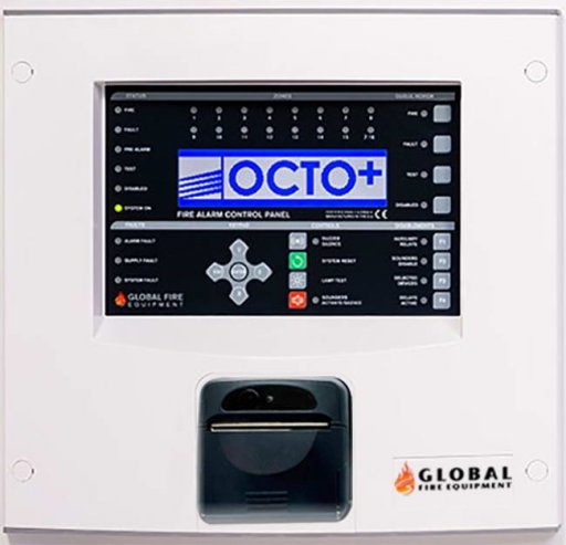 Global Fire OCTO PLUS 1-4 Çevrimli Adresli Yangın Alarm Paneli