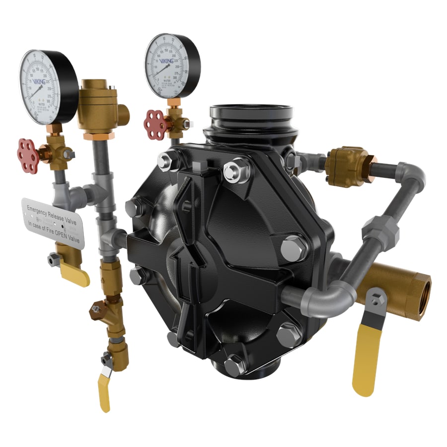 Viking Model VXD Deluge System with Pneumatic Release