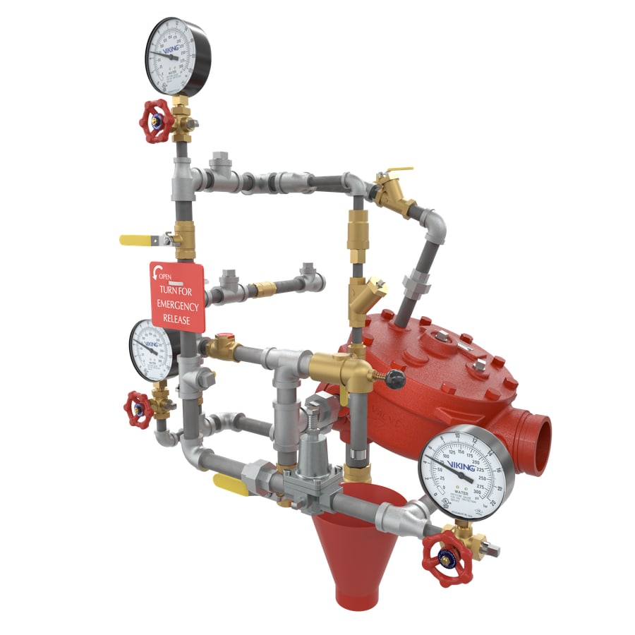 Viking Pilot Regulating Horizontal Trim (2024) for 3" (DN80) Model J Flow Control Valve