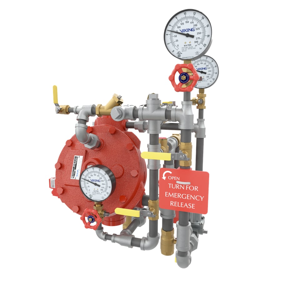 Viking Pilot Regulating Vertical Trim (2024) for 3" (DN80) Model J Flow Control Valve