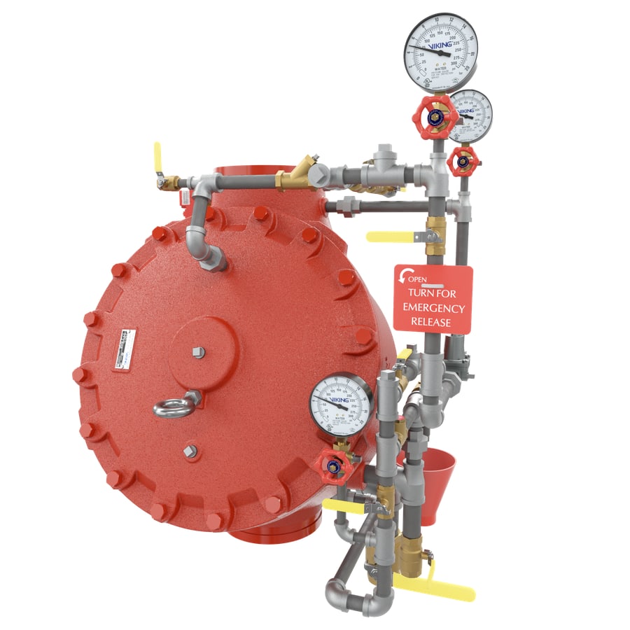Viking Pilot Regulating Vertical Trim (2024) for 8" (DN200) Model J Flow Control Valve