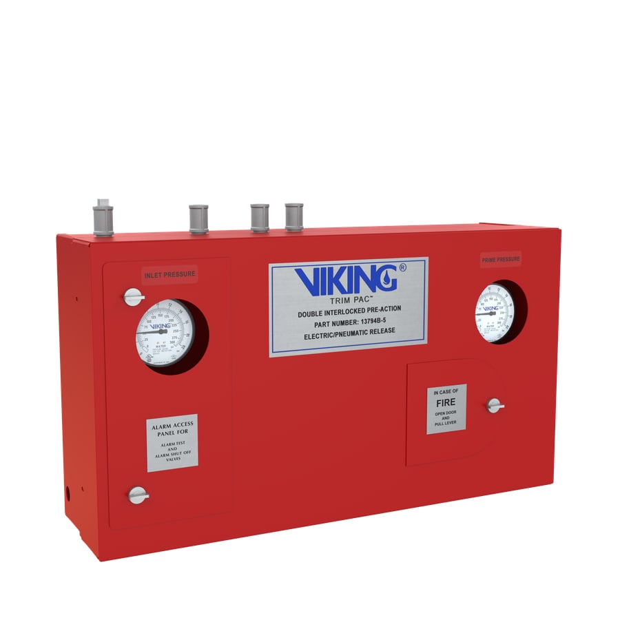 Viking TRIMPAC Model B-5 & B-5B Double Interlock Preaction System with Electric/Pneumatic Release