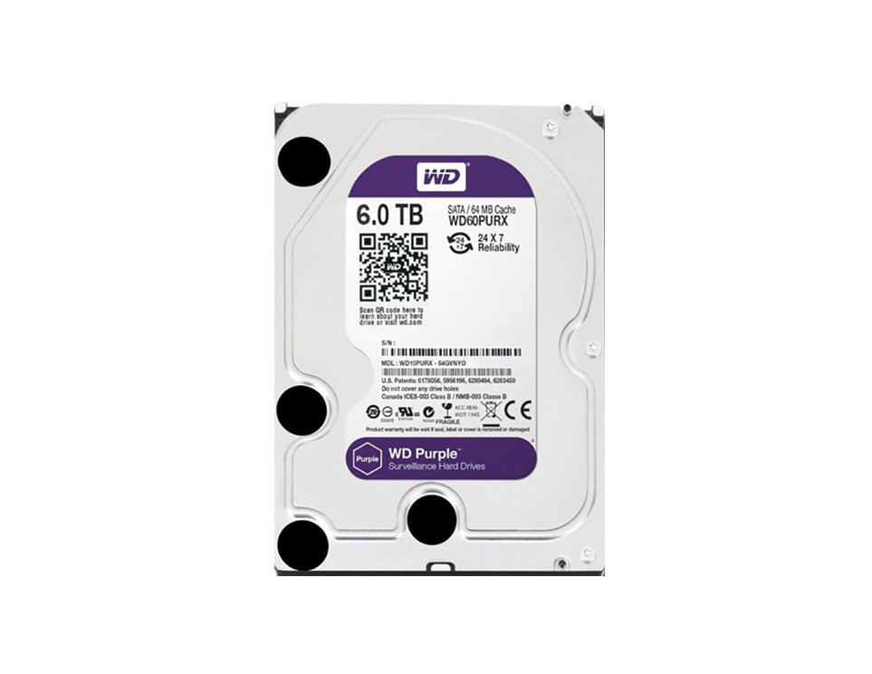 Western Digital WD60PURZ 6 TB 6Gbit/s 3.5" 64 MB SATA3