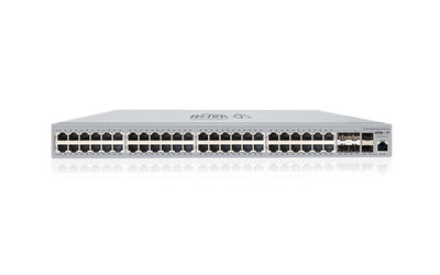 Wi-Tek WI-PCMS554F-L3 V2 - 48 Gigabit Ethernet RJ-45 PoE+ Ports - 6 10G SFP Switch