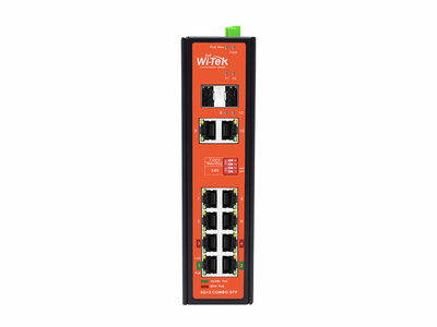 Wi-Tek WI-PS310GF-I - 8GE+2SFP Uplink +150W PoE Switch