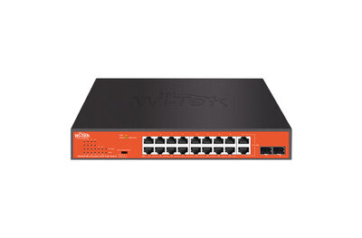 Wi-Tek WI-PS318GFH 16GE PoE+2 Combo SFP 250M PoE Switch